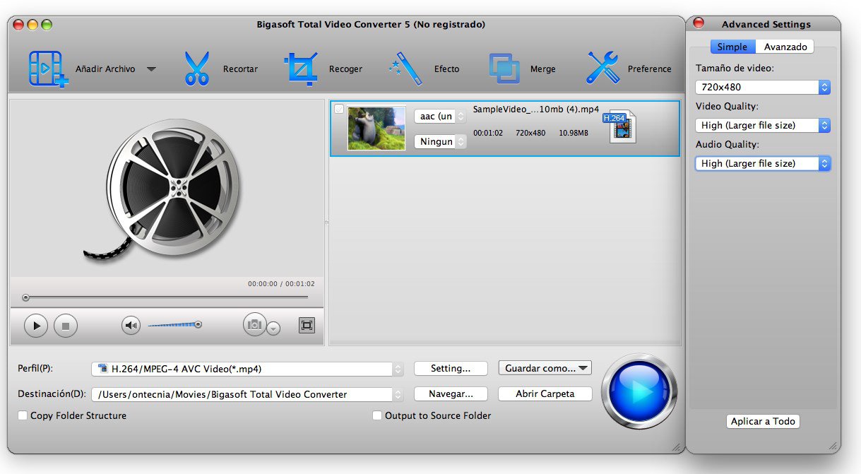 free change video format for mac